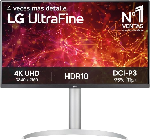 Monitor 4K UHD LG 27UP850K-W de 27 pulgadas con USB-C de 96 W y 95% DCI-P3 para edición y oficina