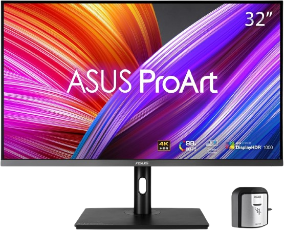 Monitor profesional 4K Mini-LED ASUS ProArt PA32UCR-K con 1000 nits, 576 zonas y sonda X-Rite
