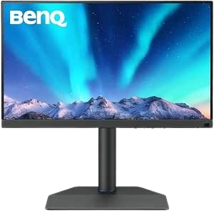 Monitor profesional para fotografía de 27 pulgadas BenQ SW272Q QHD con 99% Adobe RGB y USB-C de 90 W