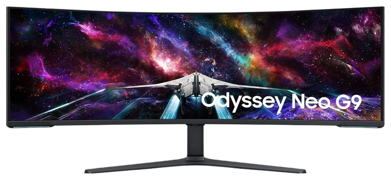 Monitor super ultrawide de 57 pulgadas Samsung Odyssey Neo G9 G95NC en formato 32:9 con resolución Dual 4K, 240 Hz y 2.392 zonas Quantum Mini-LED
