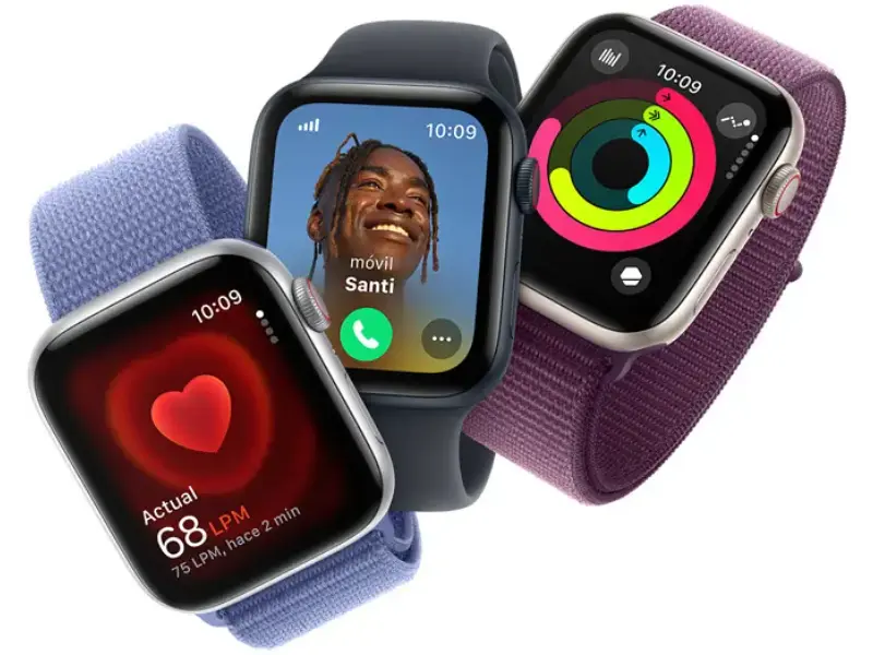 Comparativa entre smartwatch Apple Watch y reloj deportivo Garmin