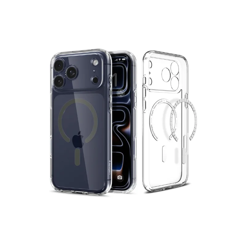 Funda Spigen Ultra Hybrid MagFit transparente con MagSafe para iPhone 17 Air