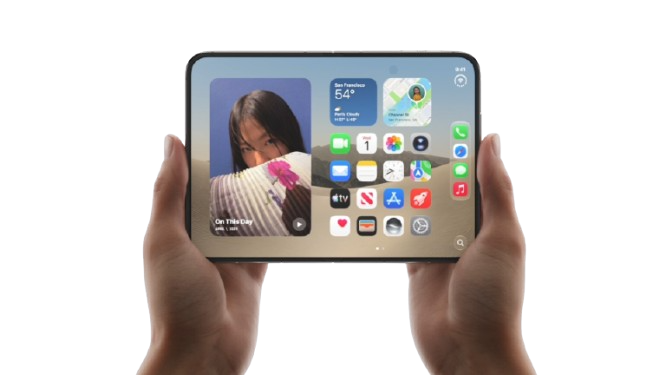 Nuevo iPhone Duo plegable de Apple con pantalla de 7,6 pulgadas, acabado de titanio y chip A20 Pro
