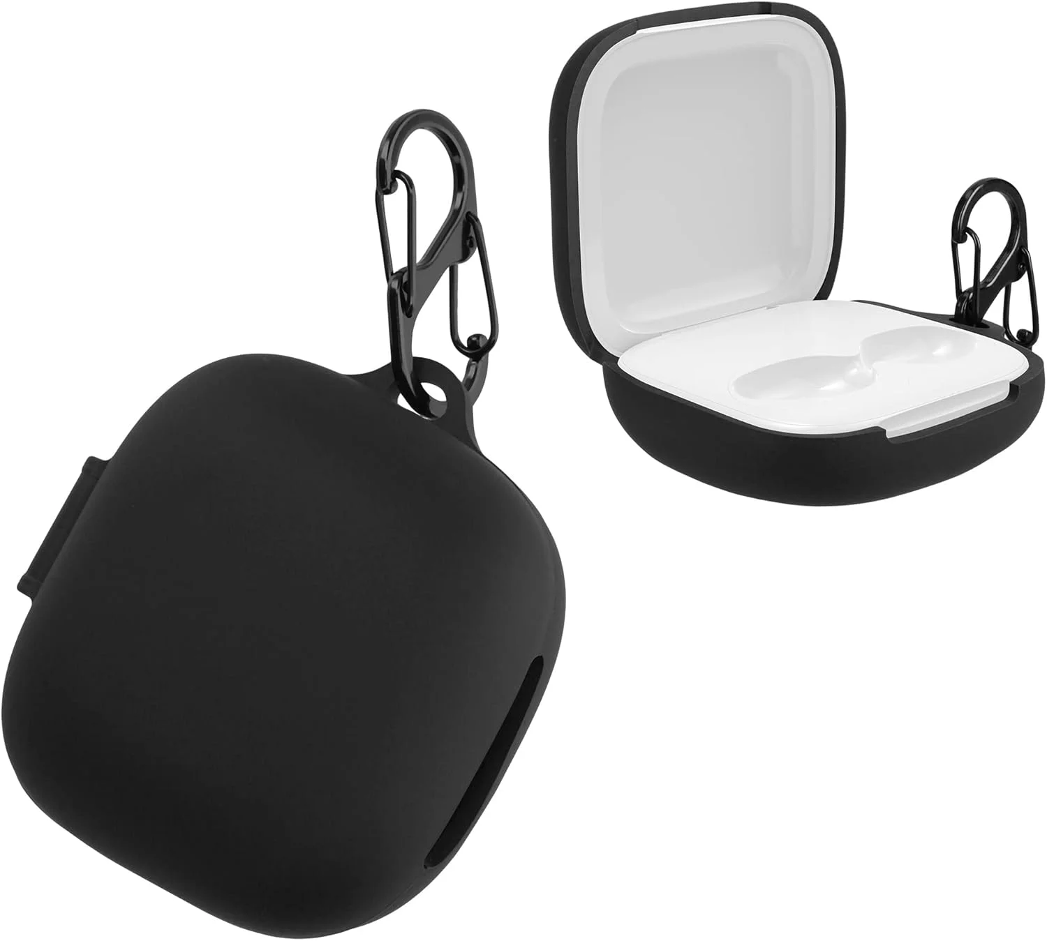 Funda de silicona kwmobile con mosquetón para Beats Fit Pro