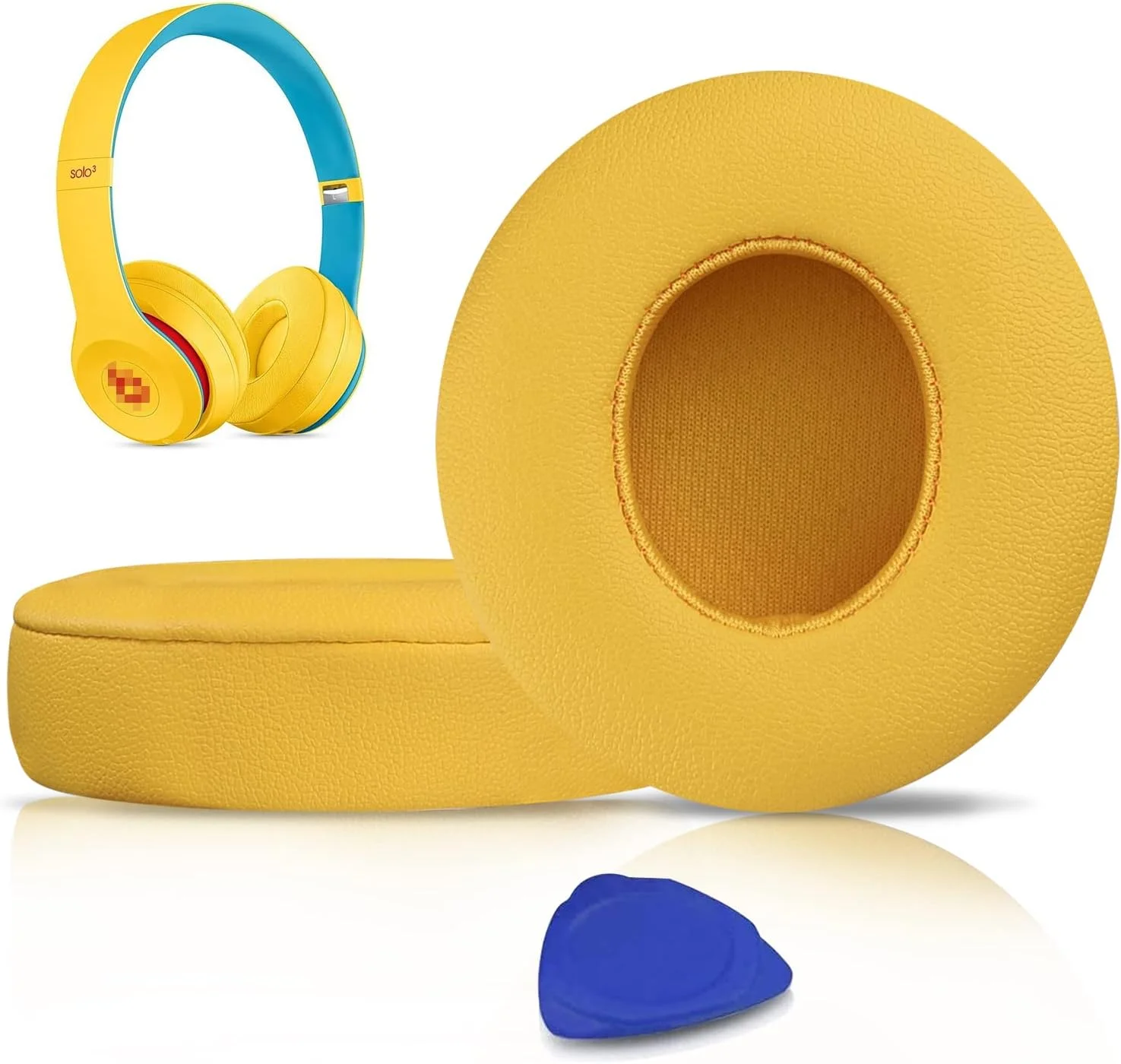 Pads de cuero proteico SoloWIT para Beats Solo 3 y Studio Pro