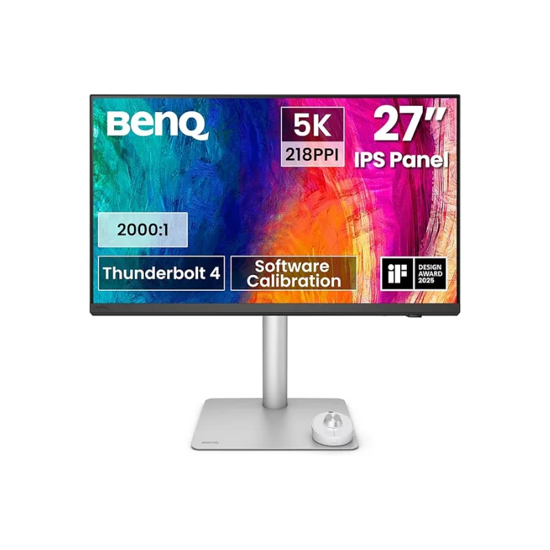 Monitor BenQ PD2730S 5K con Thunderbolt 4 y densidad Retina para Mac