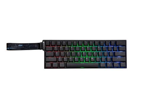 Teclado gaming compacto 60% EPOMAKER HE60 con switches Creamy Jade Hall Effect