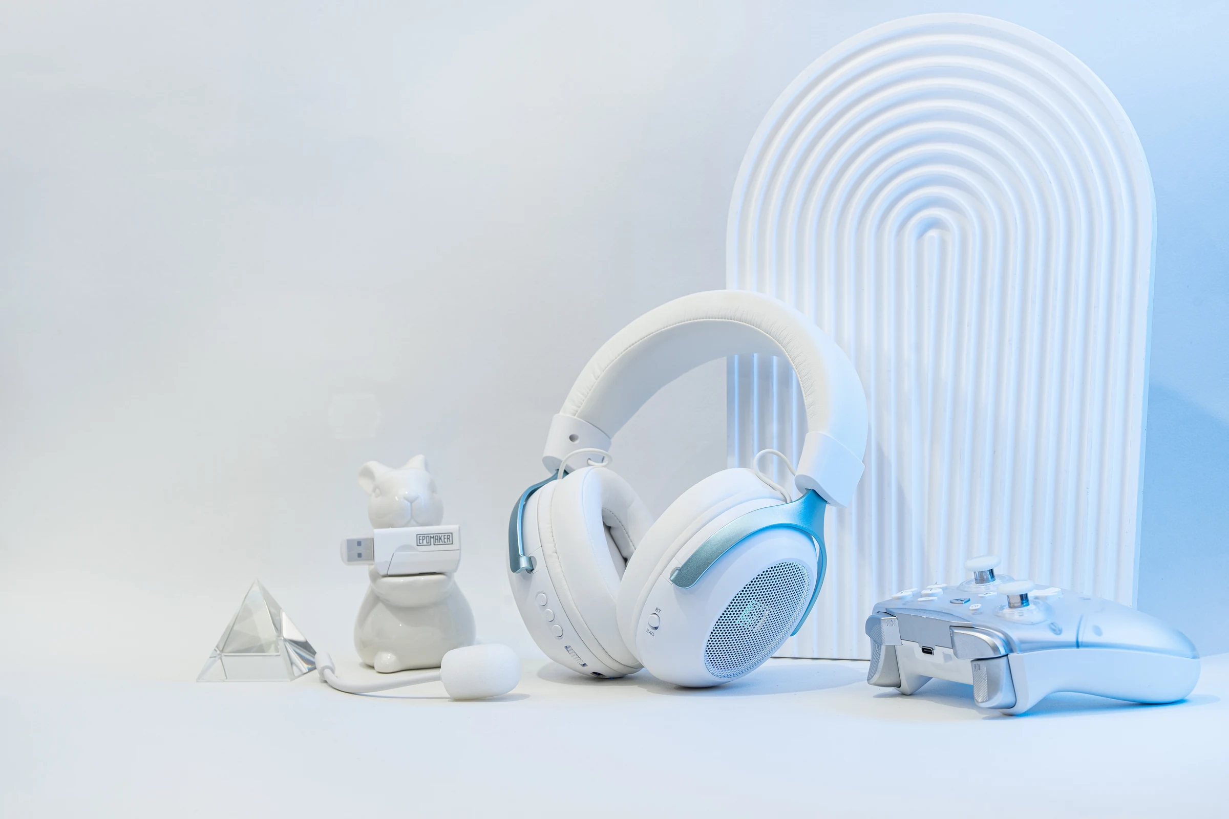 Headset gaming open-back EPOMAKER GX1 con drivers de 50 mm y micrófono desmontable con ENC