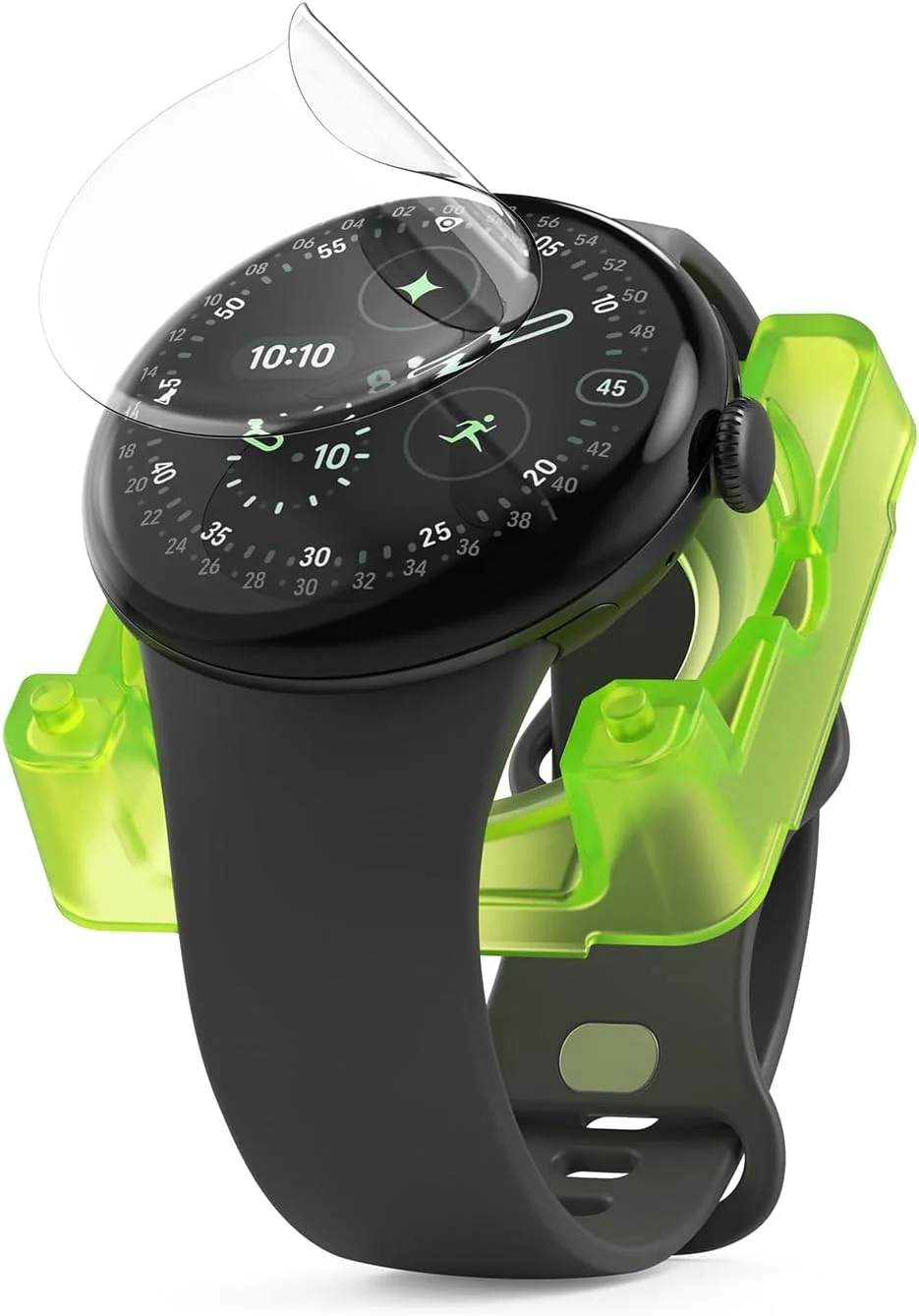 Protector pantalla Ringke Dual Easy Pro Film TPU para Google Pixel Watch 4 45mm