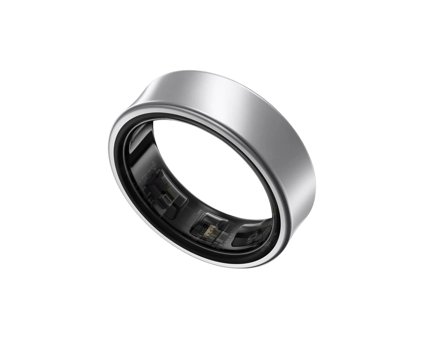 Samsung Galaxy Ring en titanio plateado