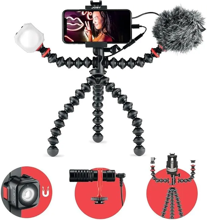 Kit de vlogging Joby GorillaPod para móvil