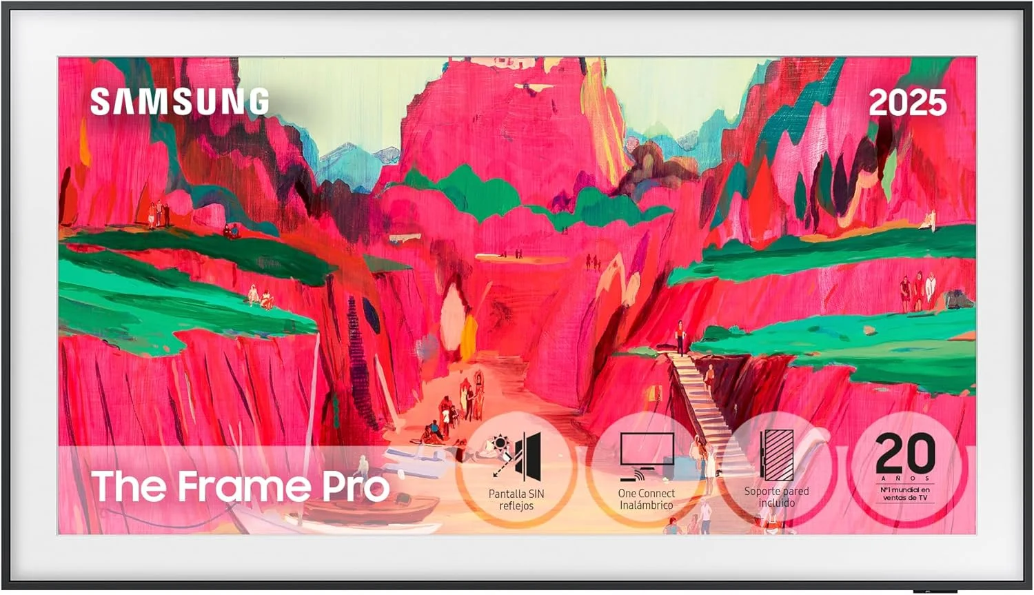 Samsung The Frame televisor QLED modo Arte cuadro salón