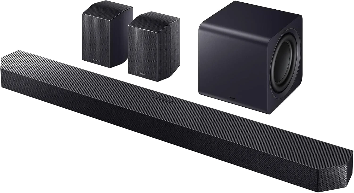 Samsung HW-Q990F barra de sonido 11.1.4 canales con subwoofer y altavoces traseros