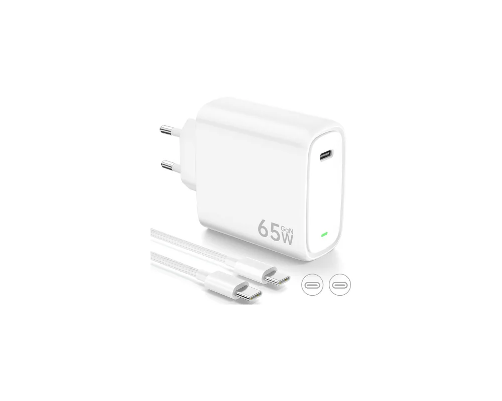 Cargador rápido GaN II 65W compatible con Sony Xperia