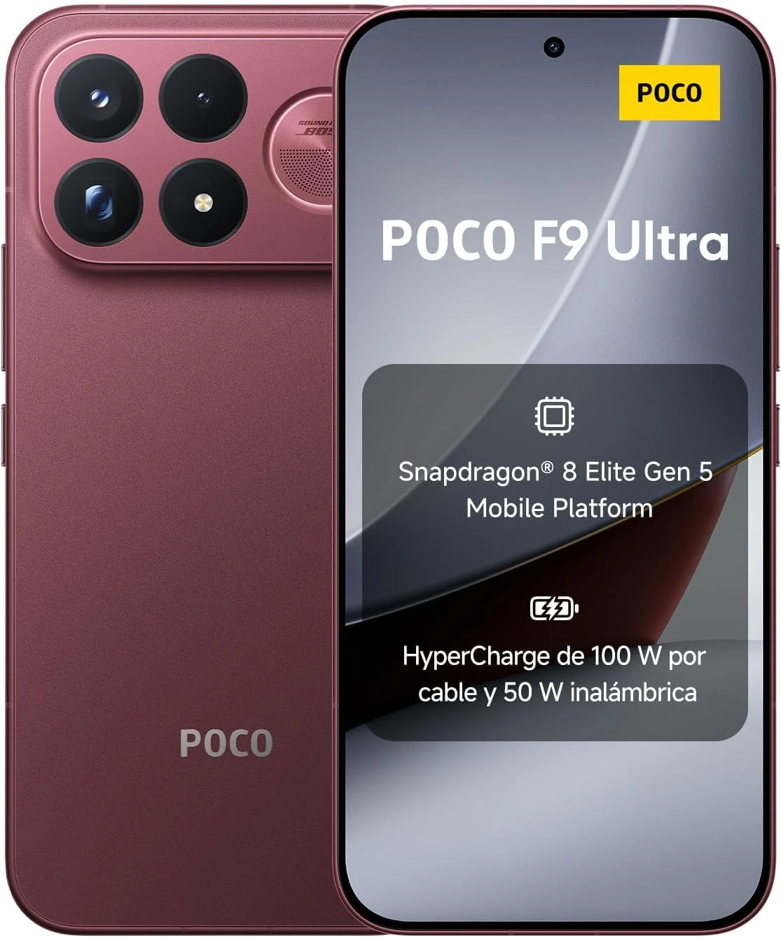 Móvil flagship XIAOMI Poco F9 Ultra con chip Snapdragon 8 Elite Gen 5 y cámara de 200 MP AI