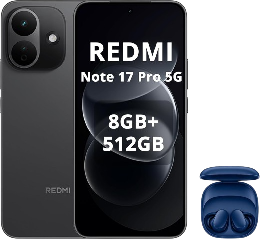 Móvil Xiaomi Redmi Note 17 Pro 5G con batería de 9.000 mAh y resistencia IP68 e IP69K
